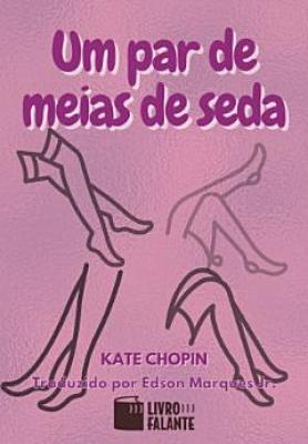 Um par de meias de seda