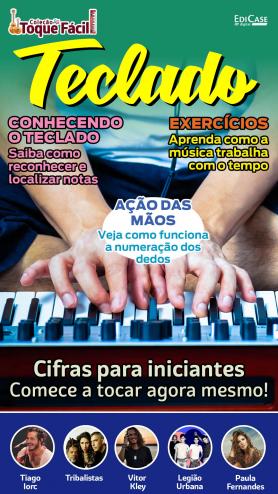 Coleção Toque Fácil Ed. 05 - Teclado - Cifras para iniciantes